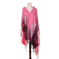 Foulard rose pour femme Winter Pashmina 170 * 68cm